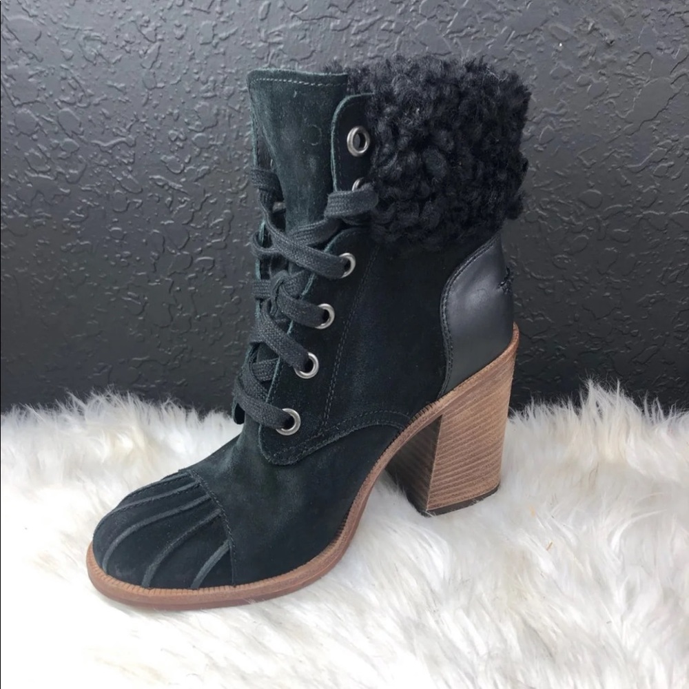 UGG AUTHENTIC HEELED BOOTIES SIZE 6
